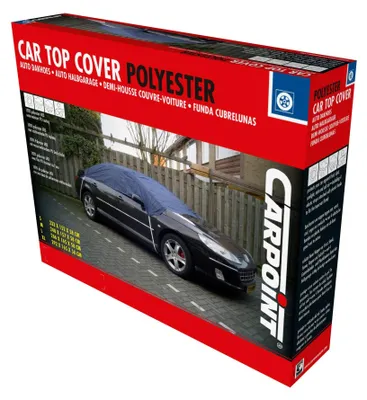 Productafbeelding van Dakhoes Polyester S, 233 x 160 x 33 cm, halfgarage voor auto
