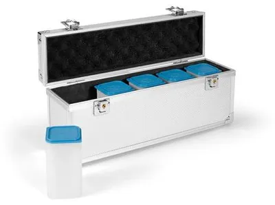 Produktbild von Cargo SQ Münzkoffer für 5 Sqube Münztubes, silber