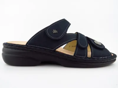 Produktbild von Finn Comfort Ventura-S Nubuk nautic Pantolette Blau : 41