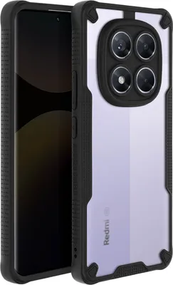 Produktbild von Avizar, Hülle Redmi Note 14 Pro/Plus Stoßfest Matt Anti-Finger, Schwarz