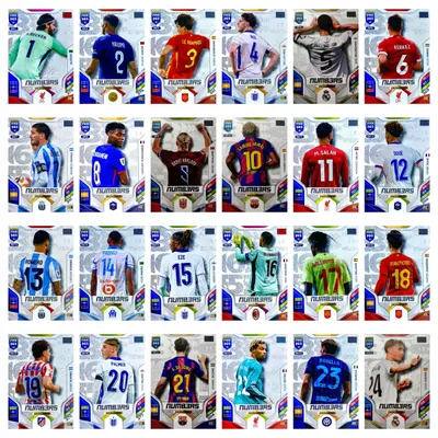 Produktbild von Set Of 24 Panini Fifa 365 2026 Excellence Numbers Cards: Yamal, Haaland, Palmer