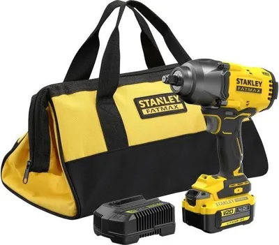 Image de Boulonneuse à Choc sans Fil Stanley Fatmax V20 SFMCF940M1-QW, 18V, Brushless, 950Nm, Batterie 4Ah + Chargeur