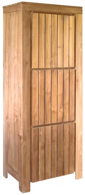 Image de Armoire Teako Design Mora en teck massif, 180 × 68 × 45 cm
