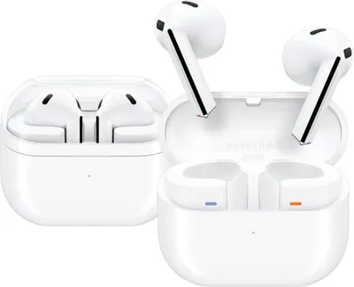 Immagine prodotto di Samsung Galaxy Buds3, cuffie in-ear bianche con cancellazione del rumore
