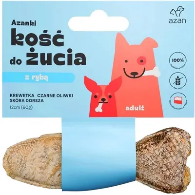 Obrázek produktu pro Kość do żucia dla psa z dorsza i krewetką 12 cm