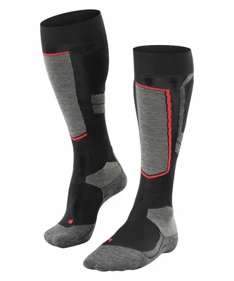 Zdjęcie produktu dla FALKE SK4 Wełniane damskie 3010 czarno-mieszane 39-40
