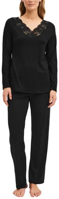 Produktbild von CALIDA Elegant Dreams Pyjama Damen schwarz 48-50