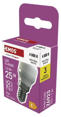 Produktbild von EMOS - LED Kühlschranklampe, 2,3W-LED Lampe Ersatz für 25W-Glühbirne - LED-Birne