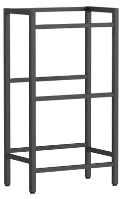 Immagine prodotto di Scaffale per casse di bevande, 3 livelli, per 3 casse | Nero | 55x36x116,1 cm