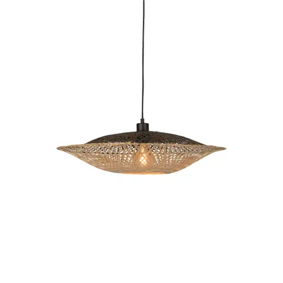 Obrázek produktu pro GOOD&MOJO - Závěsná lampa Kalimantan - Bambus - Ø44cm Závěsná lampa - Stolní lampa - Lampa do obývacího pokoje - Lampa do ložnice - Obývací pokoj