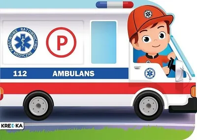 Image de Kolorowanka dla dzieci Karetka Pogotowia z naklejkami