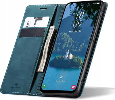 Obrázok produktu pre SPACECASE Peňaženkové flipové puzdro pre Galaxy A56 Blue