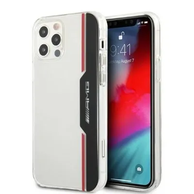 Obrázek produktu pro Vertikální pouzdro Amg Electroplate pro Iphone 12 / Iphone 12 Pro - průhledné