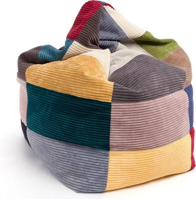 Obrázek produktu pro Ecopuf, Sofi, sedací vak Pouf, sedací vak Poufsessel Pufsack pro děti, dospělé, patchwork
