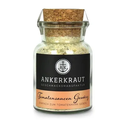 Produktbild von Ankerkraut Tomatensaucen Gewürz Gewürzmischung im Korkenglas 100g