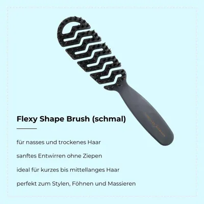 Produktbild von HERCULES SÄGEMANN - Flexy Shape Brush (schmal) | Haarbürste für extra sanftes En