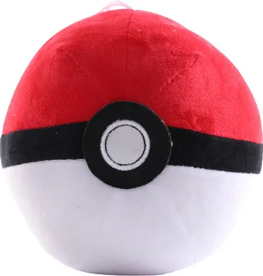 Produktbild von Pokéball Plüschtier 15 cm – Pokémon Kuscheltier – Weiches Spielzeug für Kinder