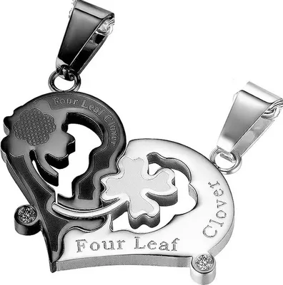 Immagine prodotto di Ciondolo per collana FL-24094 - Nero/Argento KP24094