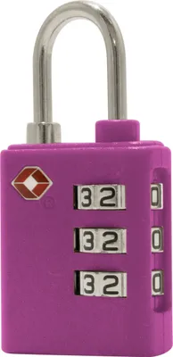 Produktbild von Hochwertiges und verifiziertes TSA (Travel Sentry Approved) Reiseschloss mit 3-Stelliger Kombinationsmöglichkeit.