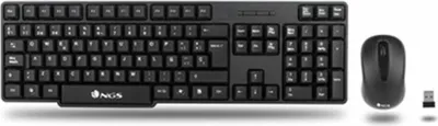 Imagen del producto de Ngs Euphoriakit Tecl + Raton Wireless 2,4Ghz Negro