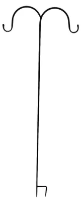 Produktbild von Gartenstecker, Haken, Metall, schwarz, 25x118 cm