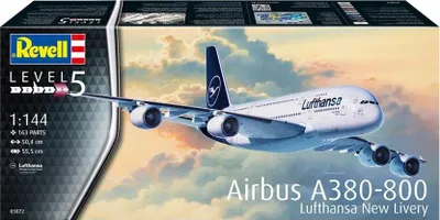 Produktbild von Revell Airbus A380-800 "Lufthansa" New Livery 1:144