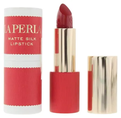 Zdjęcie produktu dla La Perla Matte Silk, matowa pomadka w kremie, odcień 106 Venezianischrot, 3,5 g. *Produkt testowy