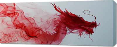Produktbild von Bild 100x40cm Drachenaufstieg
