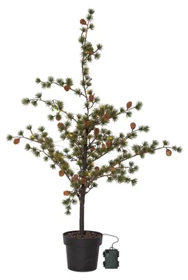 Produktbild von Star Trading Tree Larix, Leichte Dekorationsfigur, Grün, IP44, 6 h, 18 h, 40 Glühbirne(n)