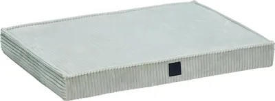 Produktbild von Designed by Lotte Orthopädisches Hundekissen Ribbed hellgrau, Maße: 76 x 53 x 8 cm