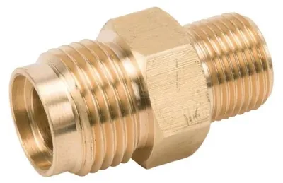 Schnellkupplung Messing 2x M 3/8" x 1/2" für Hochdruckreiniger