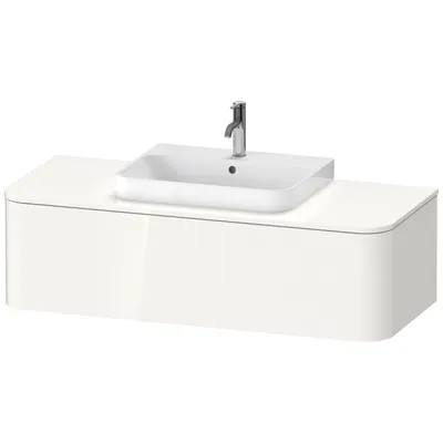 Produktbild von DURAVIT HP4942M2222 WTU HappyD2+ wandh.,354x1300x550mm