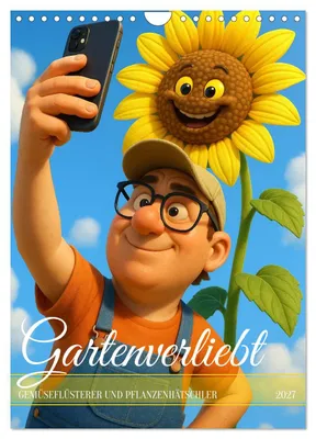 Produktbild von Gartenverliebt (Wandkalender 2027 DIN A4 hoch), CALVENDO Monatskalender