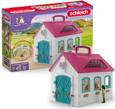 Produktbild von schleich HORSE CLUB Offenstall "Kleines Hufeisen", Bauernhof, Horses, 5 Jahr(e), Mehrfarbig