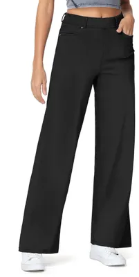 Image de Pantalon ample pour femmes, taille haute, avec poches