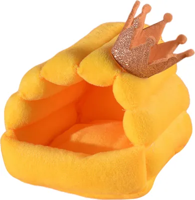 Produktbild von Hamsternest, gemütliches Halbpaket, kleines Kronendesign, Rückprall, verformungsfrei, warm, für Hamster, Eichhörnchen, Papageien, kleine Haustiere