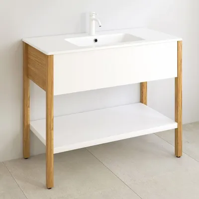 Immagine prodotto di Mobile sottolavabo Loft 2.0, 100 cm, con struttura in legno