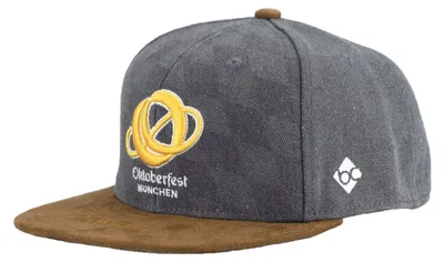 Produktbild von Bavarian Caps Snapback " München" Flat Brim Cap, grau, Gr. Einheitsgröße