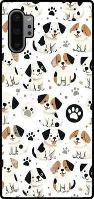 Immagine prodotto di Smartphonica Custodia per telefono adatta per Samsung Galaxy Note 10 Plus con stampa di cani - TPU cover posteriore design cane