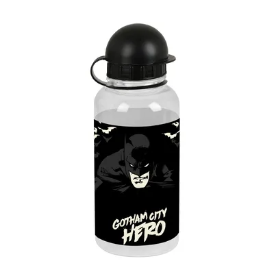 Productafbeelding van Waterfles Batman Hero, zwart, PVC (500 ml)