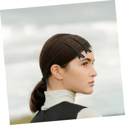 Produktbild von 3 Stück Große Alligator Haarspangen Entenschnabel Haarspange Metall Friseursalon Clips Friseur Clips für Frauen Salon Dickes Und Dünnes Haar (Schwarz)