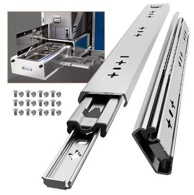Zdjęcie produktu dla Pełne wysuwne prowadnice do szuflad - 800 mm - udźwig 80 kg