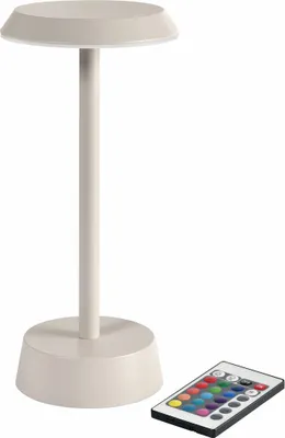 Produktbild von 1 Duni LED Lampe kabellos Nour taupe, 206425 inklusive Ladestation