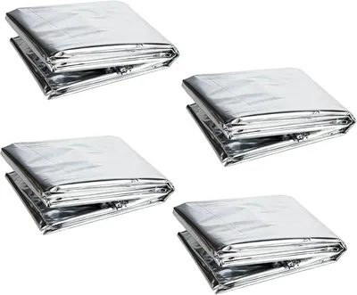 Obrázok produktu pre Reflexná fólia 210 x 160 cm, 4 ks, strieborná, žiaruvzdorná, na pestovanie