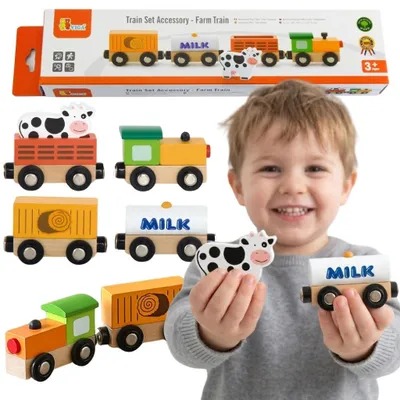 Produktbild von Viga-Zubehörset für den Zug - Landwirtschaftszug