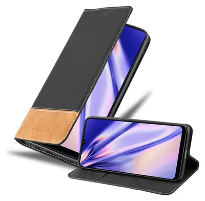 Image de Cadorabo Housse pour Samsung Galaxy A31 Housse de protection en noir SHandyhülle Book Case Etui simili-cuir