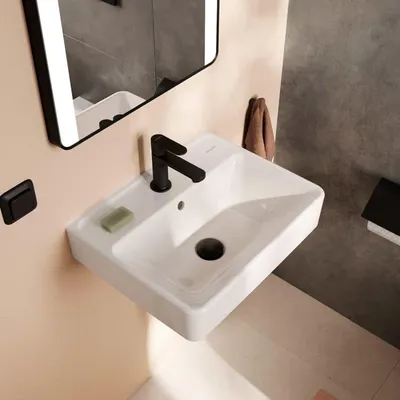 Obrázek produktu pro Hansgrohe 61008450 Umyvadlo s ručním oplachováním Xanuia Q 500x390mm