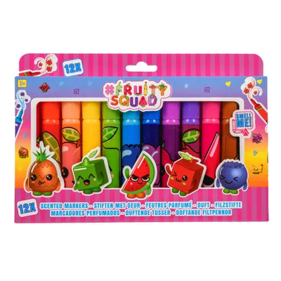 Zdjęcie produktu dla CANENCO FRUITYSQUAD pachnące pisaki 12szt FS60353