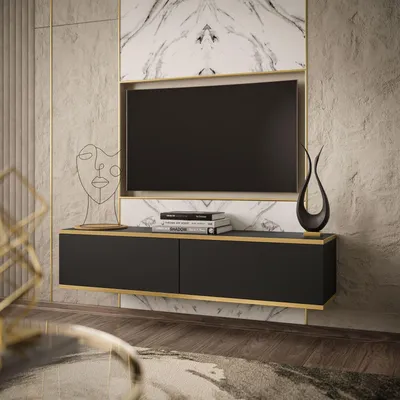 Produktbild von RTV Hängeschrank OXFORD 135 cm schwarz