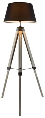 Produktbild von Stehleuchte, Stativ, Naturholz, Textil, H 145 cm